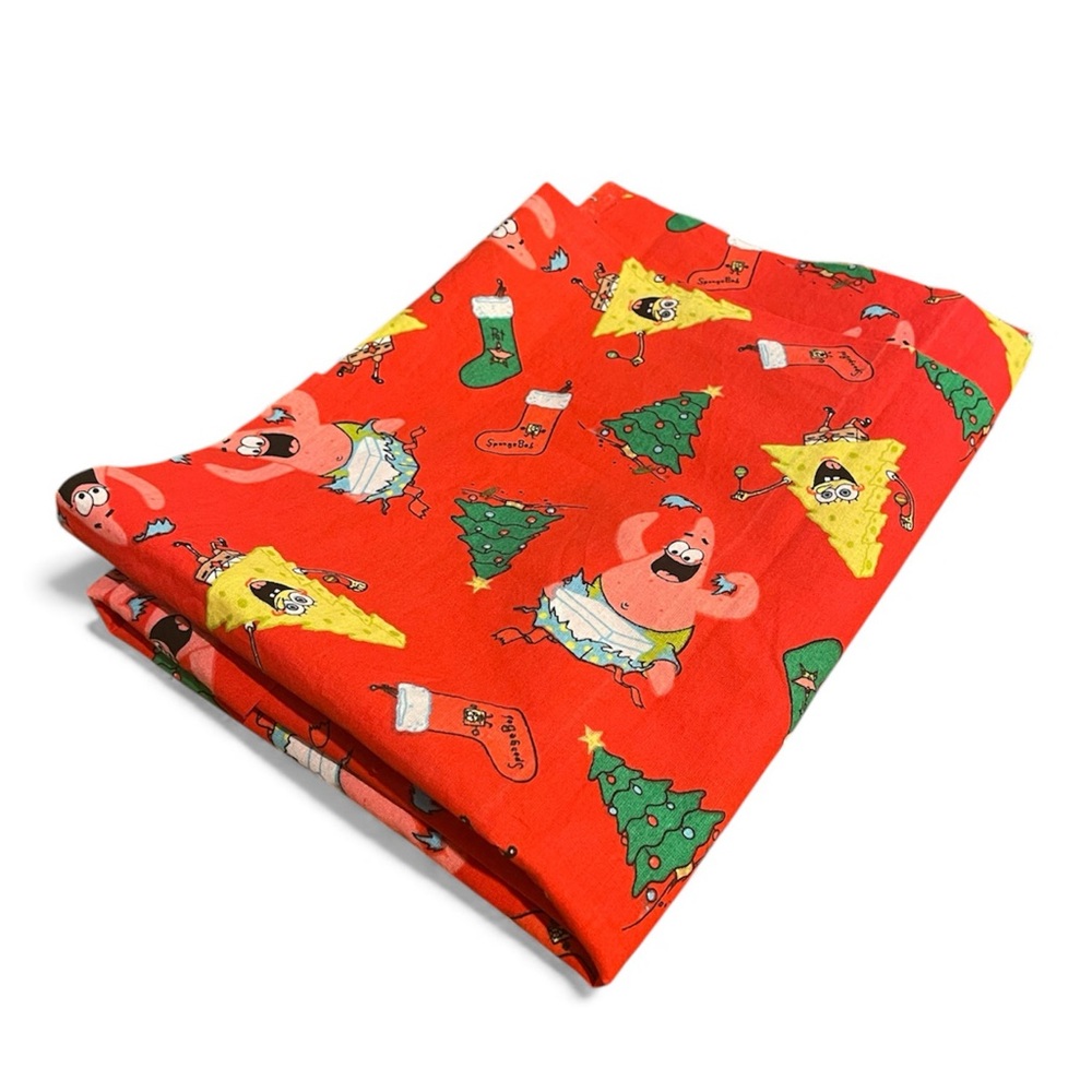 SpongeBob SquarePants Holiday Fabric Remnant
